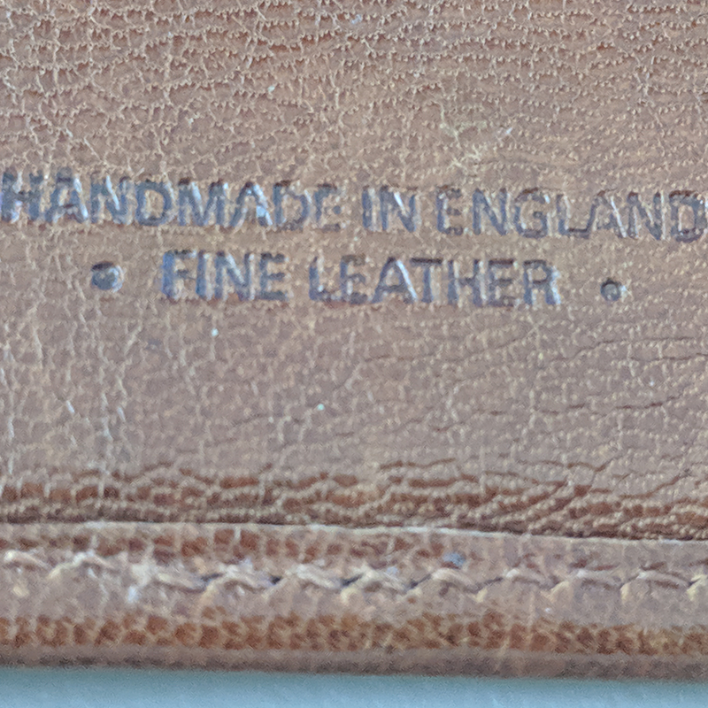 Large Men's Leather Wallet Vintage Made In England - Get The Best Gear ...